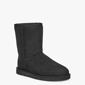 Ugg Classic Short Men Classic Boots Black (7815VBGLU)